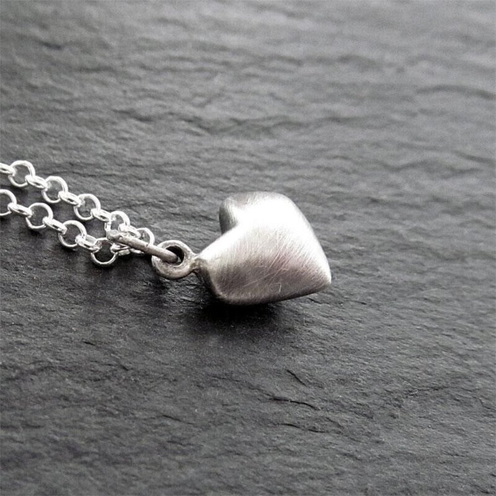 André Chenier Handcrafted  Heart Charm & Necklace
